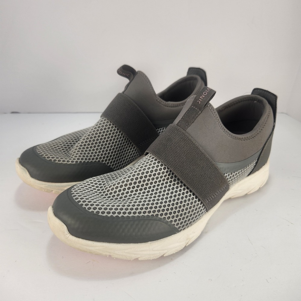 Vionic Women's Casual Everyday Comfy‎ Mesh Sneakers Gray Size 10